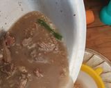 A picture of step 4 of Tender wet fry beef served with semi chilled boiled rice 😋.