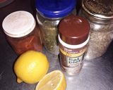 Foto del paso 1 de la receta: Pollo al limón y Brócoli a la crema y queso