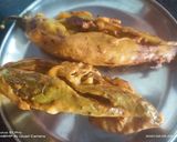 A picture of step 4 of Mirchi bada.