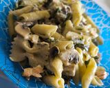 Foto del paso 5 de la receta: Pasta con verduras y salmón