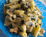 Foto del paso 5 de la receta: Pasta con verduras y salmón