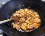 Une image de l'étape 6 de Poulet aux poivrons rouges crème et parmesan.