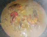 Foto langkah ke 6 dari resep Gulai Udang Kentang.