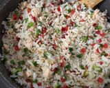 Foto del paso 4 de la receta: Arroz con salmón y pimientos