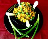 A picture of step 3 of Spring Onion Besan Sabzi.
