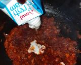 A picture of step 2 of Mexican Rice with Red Sauce.