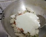 A picture of step 2 of Curd rice.