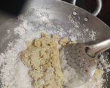 A picture of step 1 of Mawa barfi.