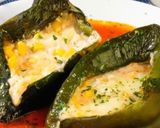 Foto del paso 6 de la receta: Chiles rellenos con queso light ⭐️