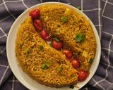 صورة لخطوة 6 من وصفة أرز بالملفوف والطماطم الكرزية