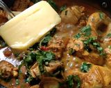 A picture of step 3 of Chicken curry.
