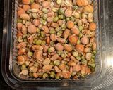 A picture of step 1 of Sprouted Bhel.