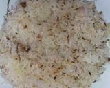 A picture of step 5 of Zeera Rice.
