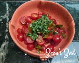 A picture of step 2 of Cherry Tomato and Jalapeno Salad.