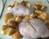 Foto del paso 1 de la receta: Pollo rústico con mostaza y ajos morados