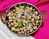 A picture of step 3 of Peanut sundal (specially for vrat).