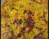A picture of step 2 of Oats Chilla.