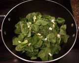 A picture of step 1 of Cream of Spinach Soup.