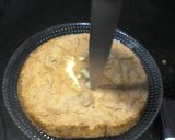 A picture of step 5 of Tres Leches and Peach Layer Cake.