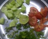 A picture of step 3 of Peanut salad.