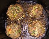 Foto del paso 4 de la receta: Tortitas de carne con espinaca en freidora de aire