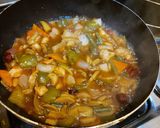 A picture of step 7 of Chicken Cashew Nuts.