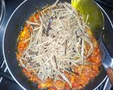 A picture of step 4 of Boiled yam and ugba sauce (African oil-bean seed).