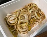 Une image de l'étape 6 de Oignons croustillants marinés épicés grillés.