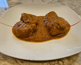 Foto del paso 7 de la receta: Contramuslos de pollo en salsa de berenjena, calabaza y curry