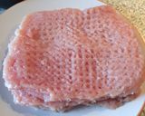 Sajttal sonkával töltött karaj recept fázis 1 fotója