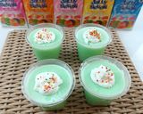 Foto langkah ke 4 dari resep Pudding Melon.