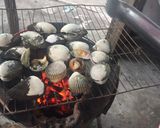 Hình bước làm 2 của món Sò cò - sò lông nướng mỡ hành