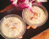 A picture of step 6 of Sago payasam kheer /sabudana kheer.