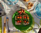 Foto del paso 5 de la receta Desayuno con pan de sésamo e ingredientes saludables