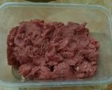 Foto langkah ke 1 dari resep Patty beef burger.