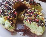 Foto langkah ke 8 dari resep kue coklat pandan with cerres mini.