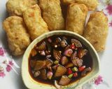Foto langkah ke 8 dari resep 15. Tahu aci sambel kecap.