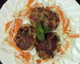 A picture of step 5 of Mushroom Tikki.