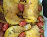 Foto del paso 4 de la receta Pollo Asado al Vino Blanco y Orégano con Patatas al Pimentón y Cúrcuma y Cherrys