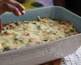 A picture of step 1 of Cheesy baked vegetable and rice.