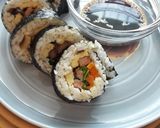 Foto langkah ke 7 dari resep Kimbap rame-rame yang serakah.