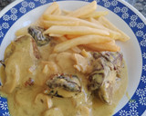 Foto del paso 6 de la receta: Lomo con crema de champiñones y cerveza