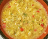 Foto del paso 17 de la receta: Tortilla de bacalao con pimiento rojo y alcachofas
