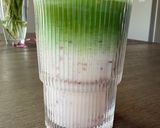 A picture of step 5 of Strawberry Vanilla Maple Matcha Latte.