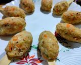 A picture of step 2 of Indo Chinese Veg Lollipop.