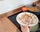 Foto del paso 6 de la receta: Alubias verdinas con rape langostinos
