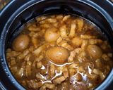 A picture of step 4 of Minced pork rice (lo-bah-png).