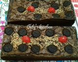 Foto langkah ke 8 dari resep Brownies oreo keju.