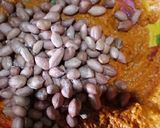 A picture of step 2 of Badam pakoda.