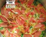 Foto langkah ke 8 dari resep Kentang panggang topping sosis bayam.